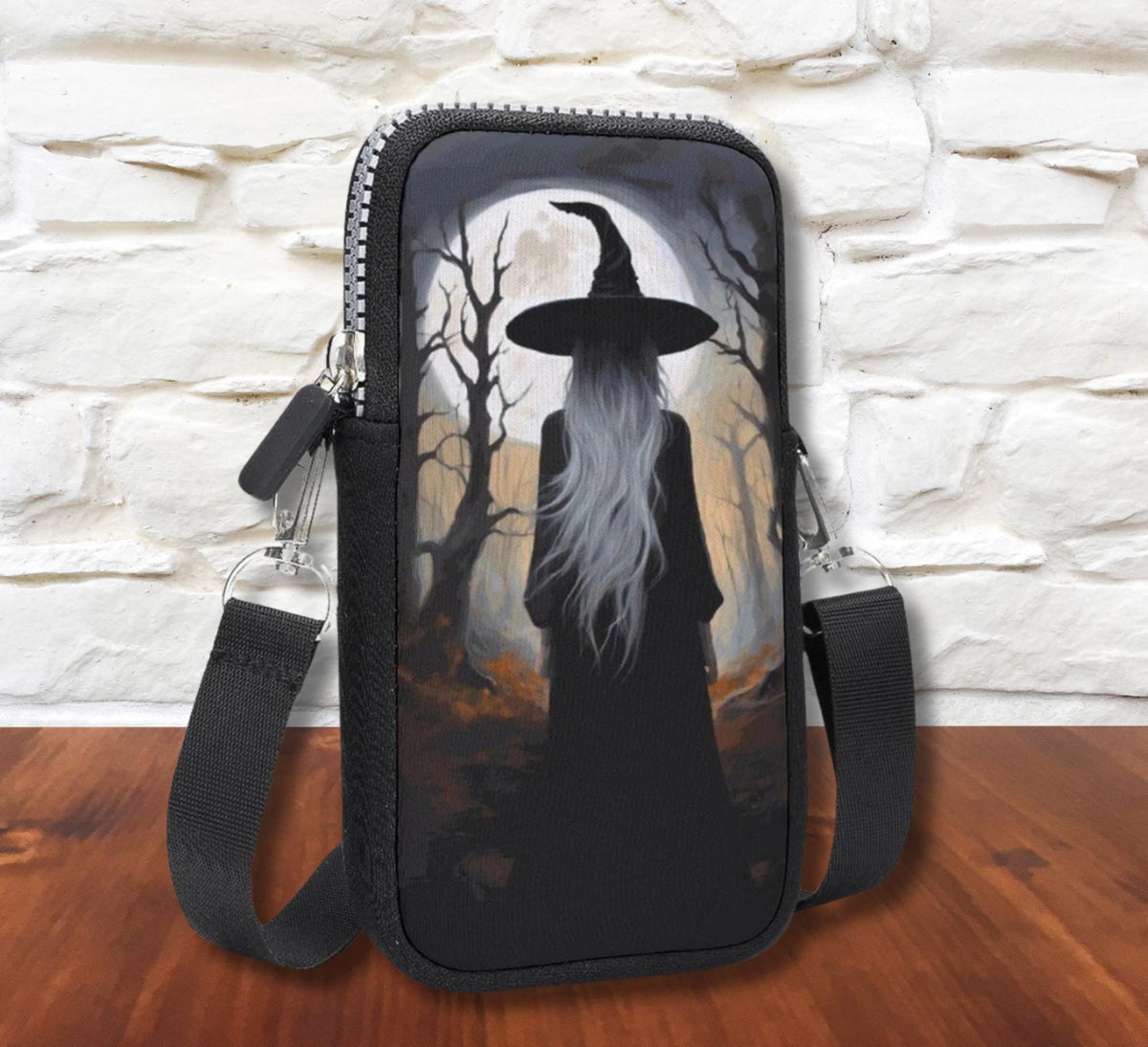Witch Cell Phone Crossbody Pouch Personalized Phone Purse