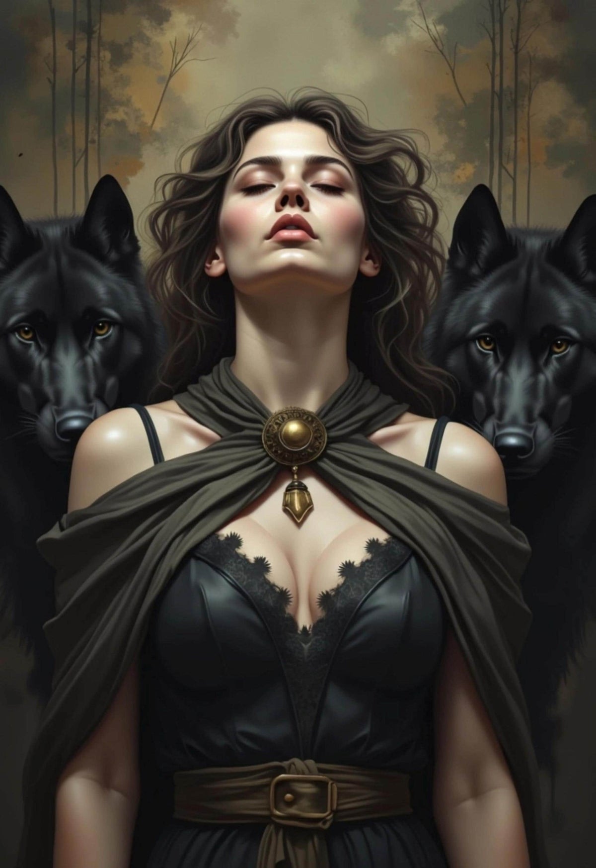 Witchcraft Altar Room Hecate Goddess Design Collection