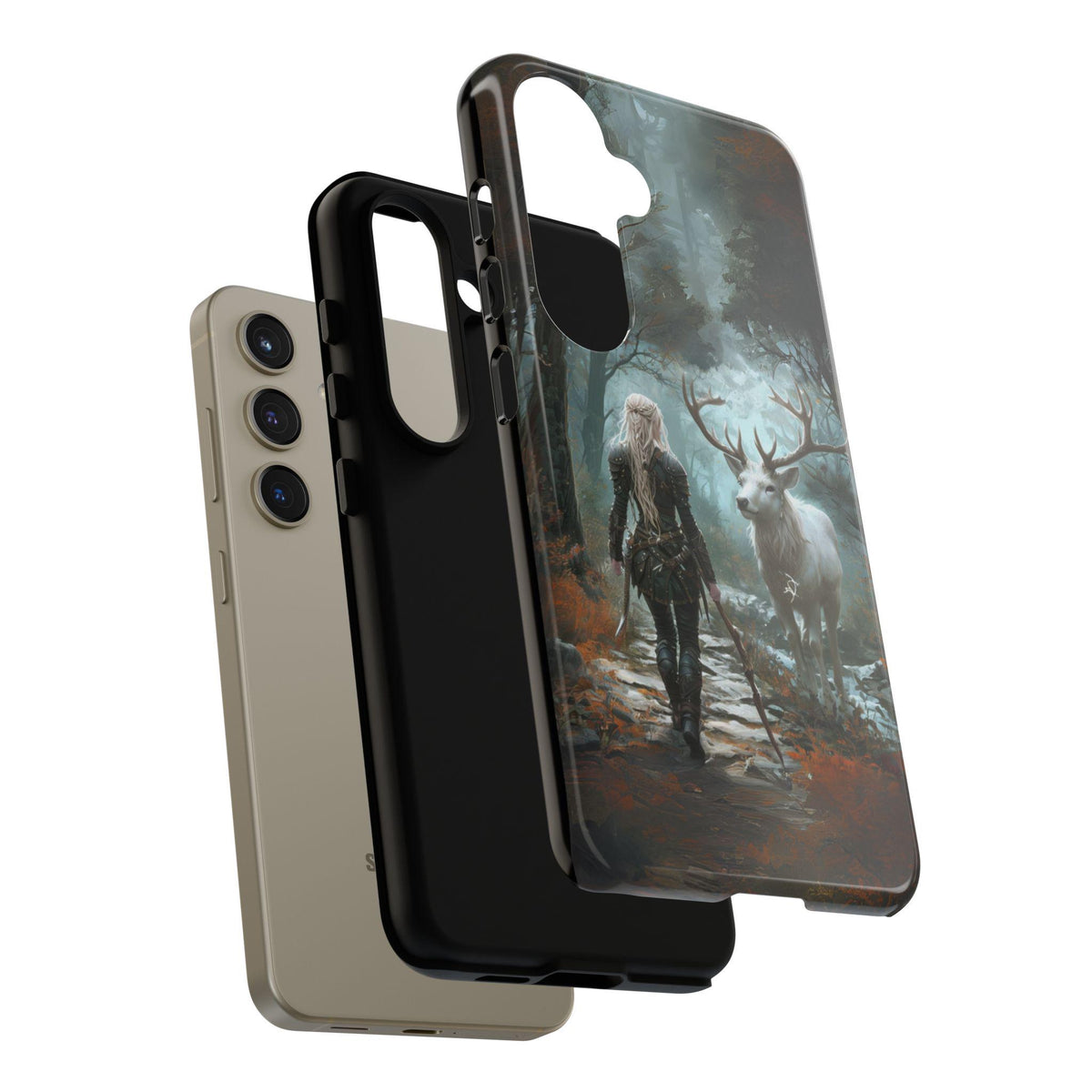ACOTAR Inspired Samsung Tough Case: Aelin and Stag Fantasy Cover