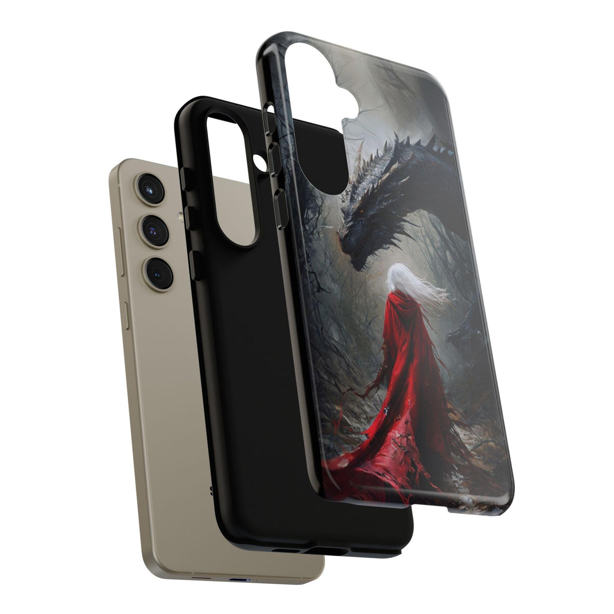 Manon Blackbeak ACOTAR Dragon Art Samsung Case Sarah J Maas Fantasy Book Lover Gift Throne of Glass Book Lover Unique Cover Bootok Gift