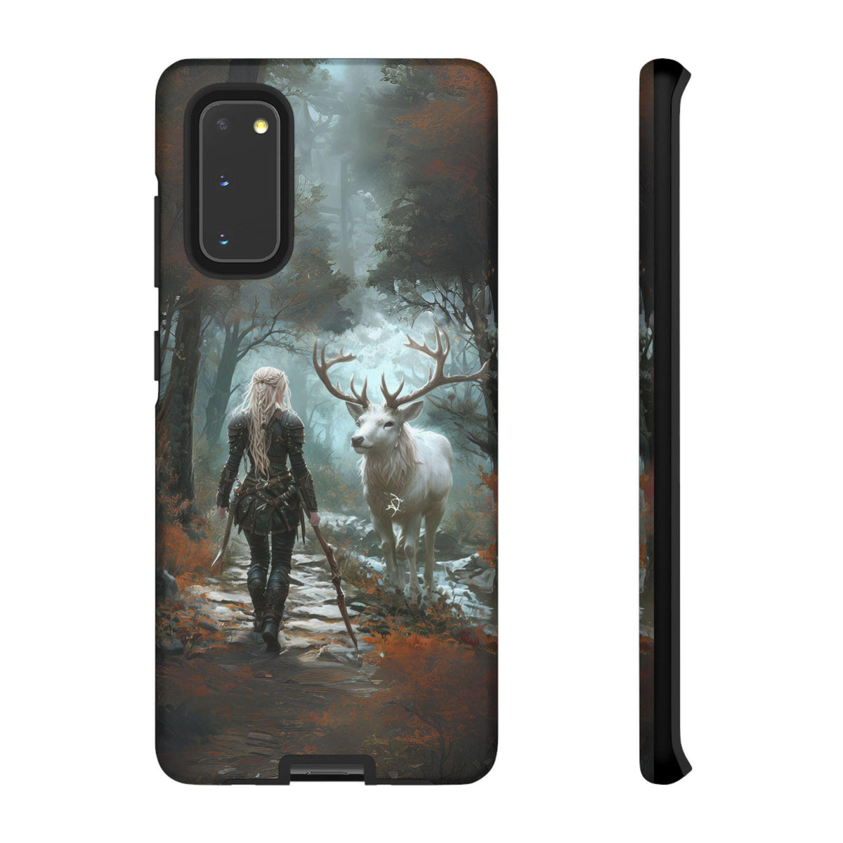 ACOTAR Inspired Samsung Tough Case: Aelin and Stag Fantasy Cover