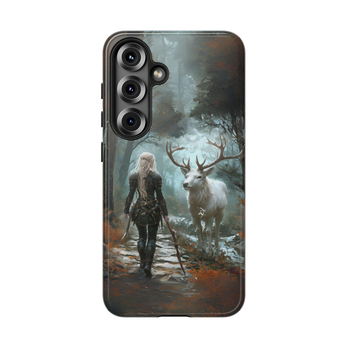 ACOTAR Inspired Samsung Tough Case: Aelin and Stag Fantasy Cover