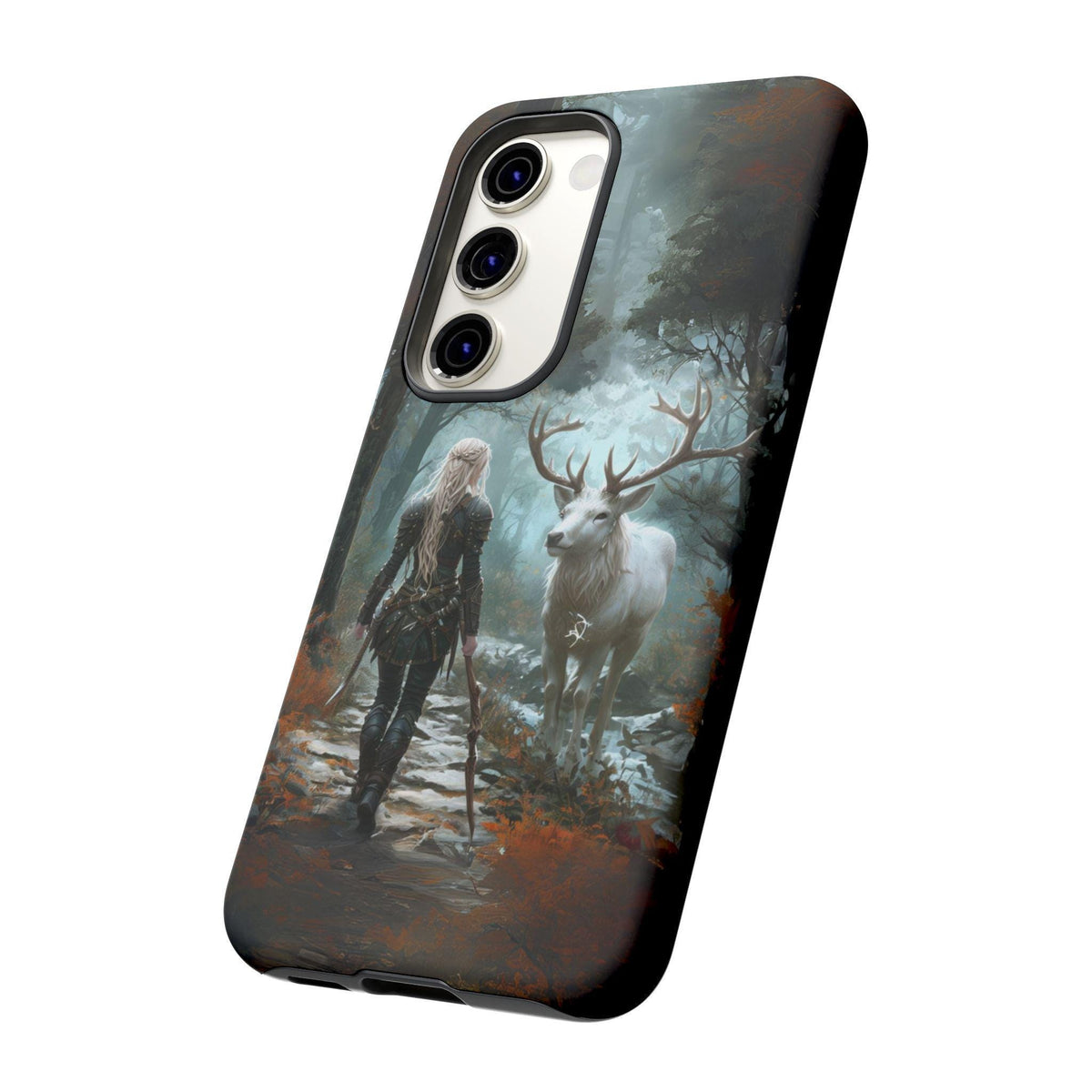 ACOTAR Inspired Samsung Tough Case: Aelin and Stag Fantasy Cover