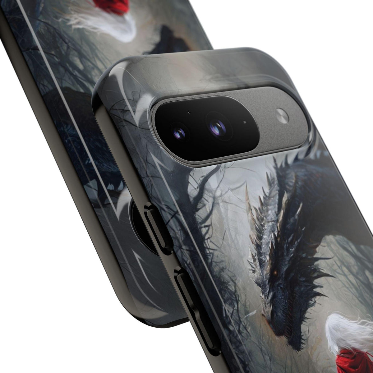 Great Throne of Glass Booktock Lover Gift Idea Romantasy Google Pixel Case Dragon & Warrior Sarah J Maas Inspired Fantasy Phone Case Cover