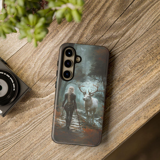 ACOTAR Inspired Samsung Tough Case: Aelin and Stag Fantasy Cover