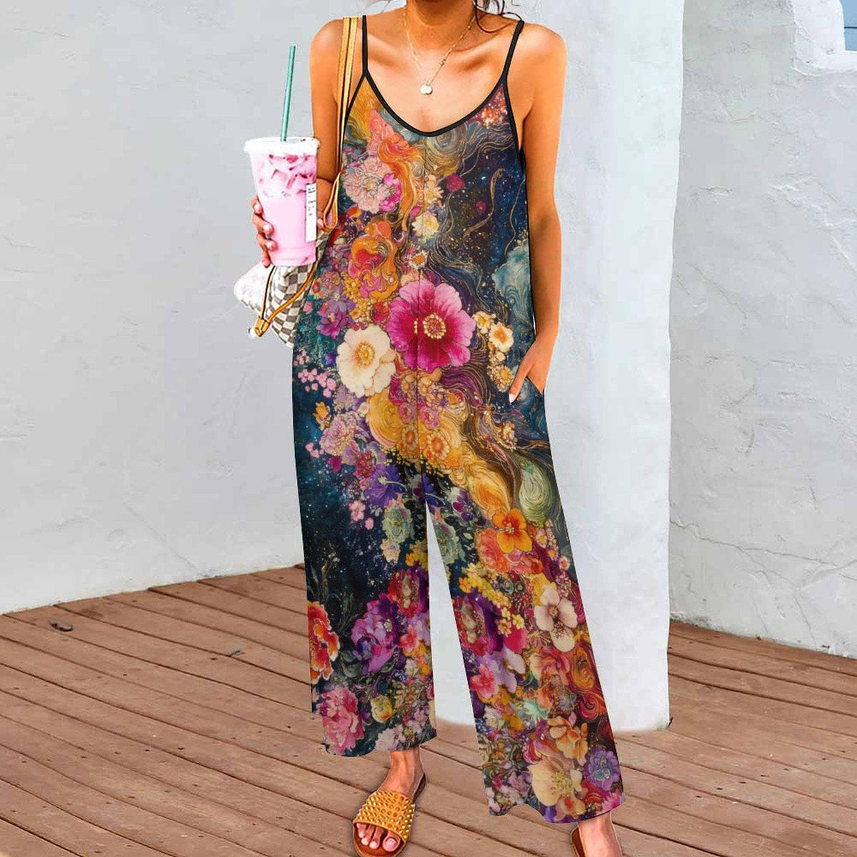 Festival Jumpsuit Outfit Hippy Cover-Up