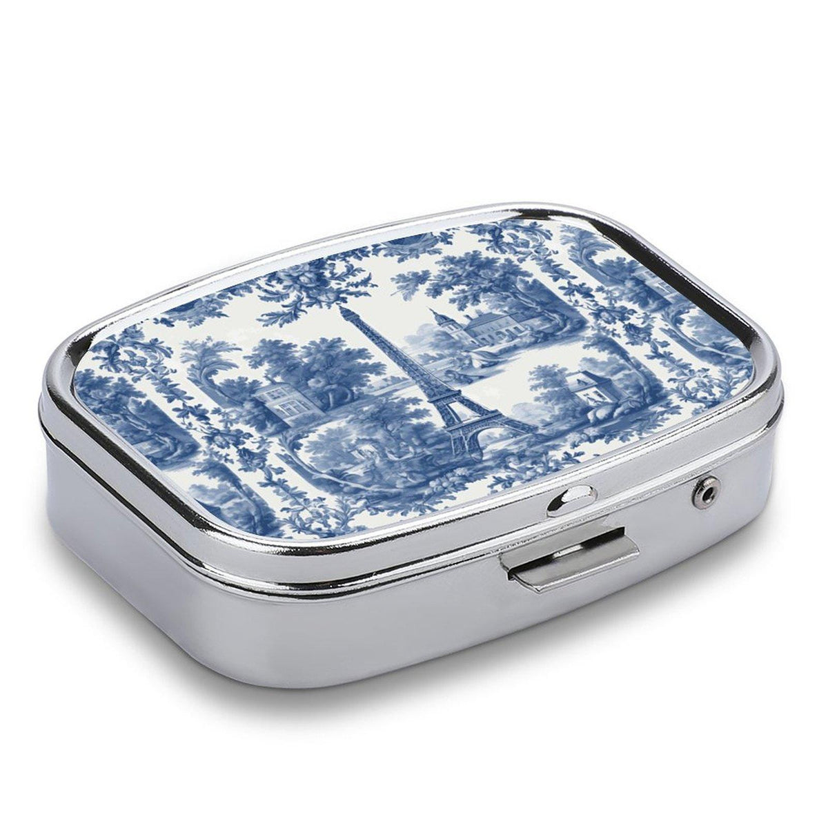 French Country Farmhouse Pocket Mirror & Pill Box