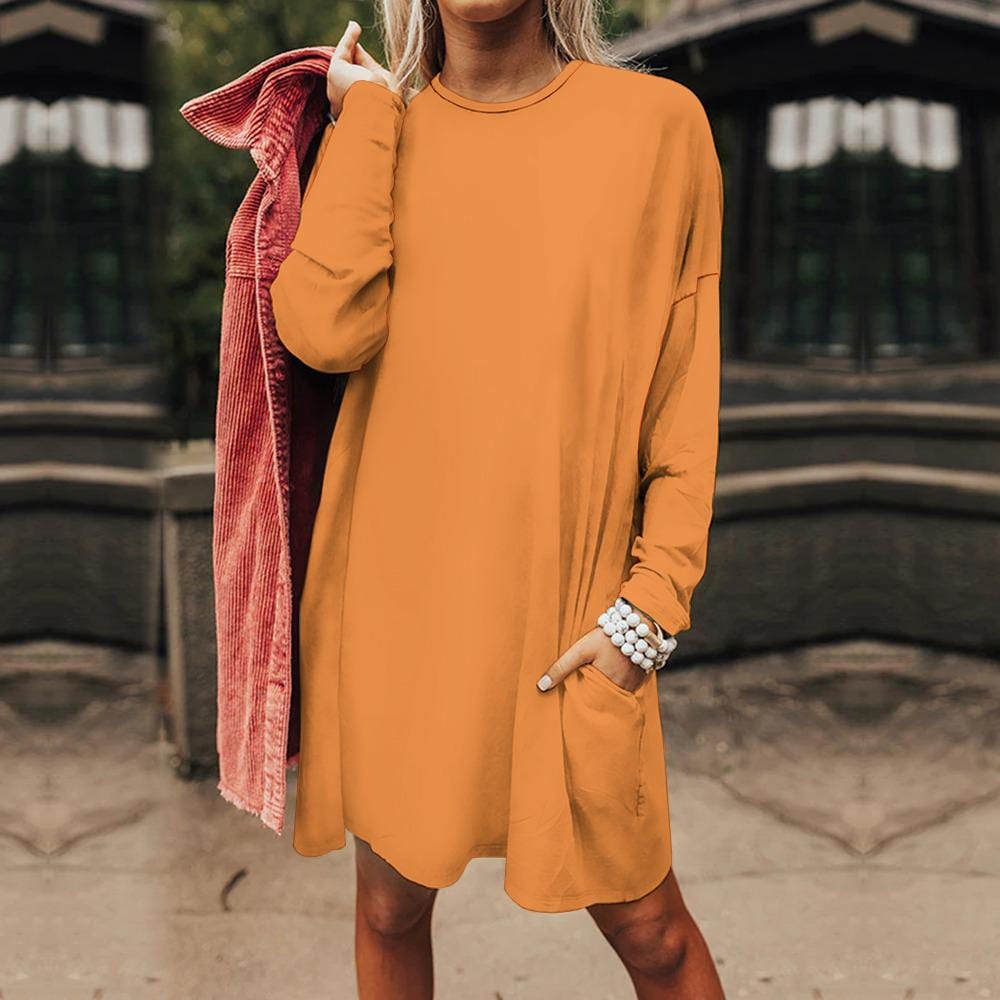 Autumn Casual Shirt Dress
