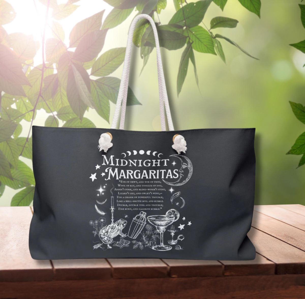 Midnight Margaritas Personalized Weekender Tote