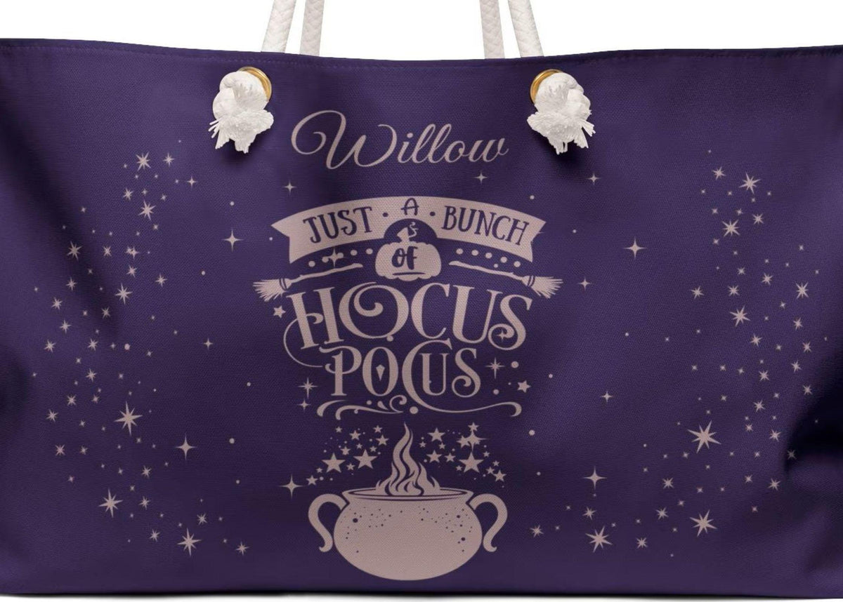 Personalized Witches Brew Raven Weekender Tote