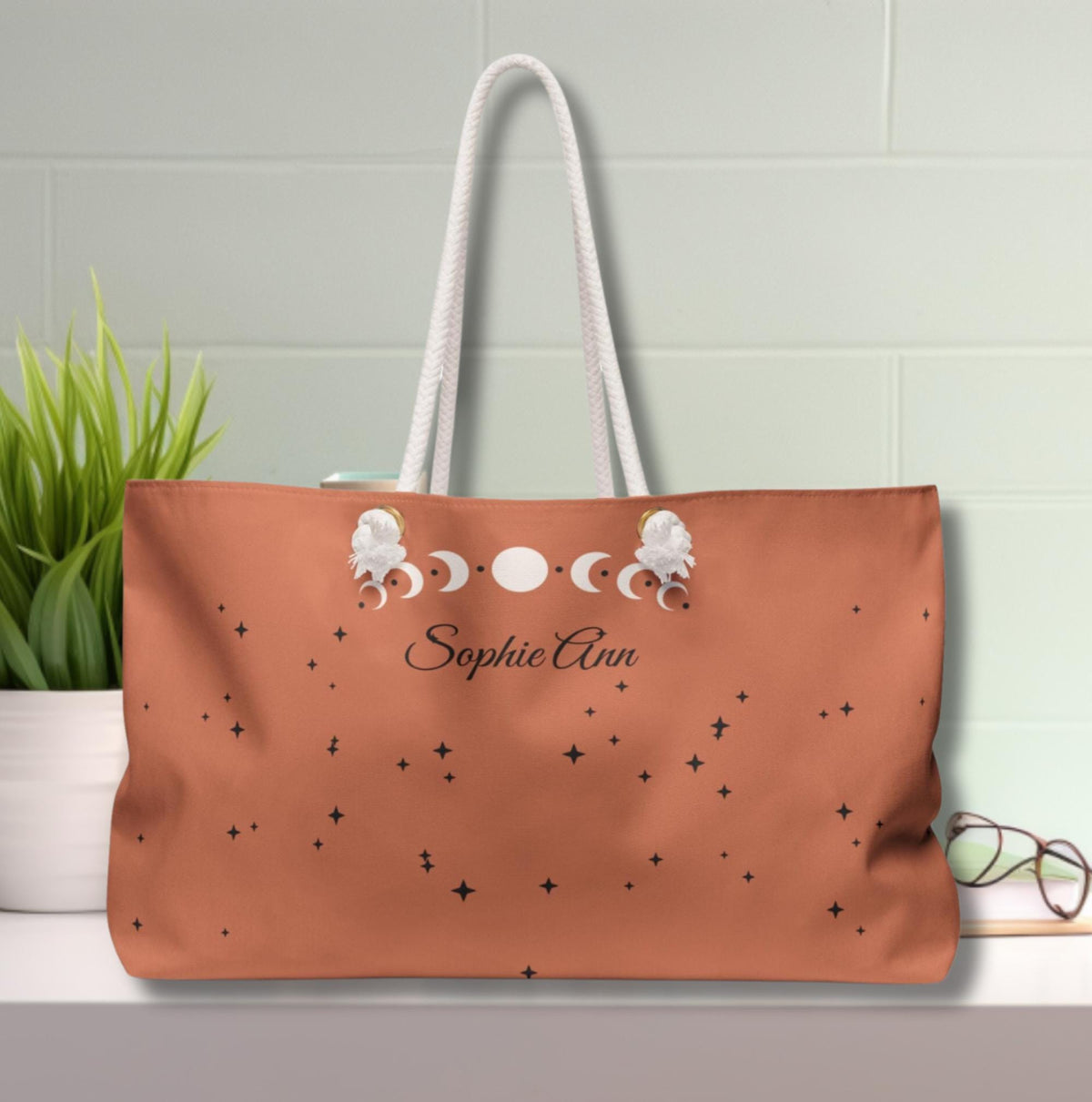 Salem Witch Weekender Tote Personalized