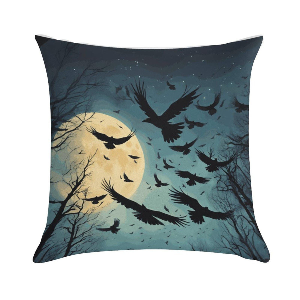 Raven Crow Pillow