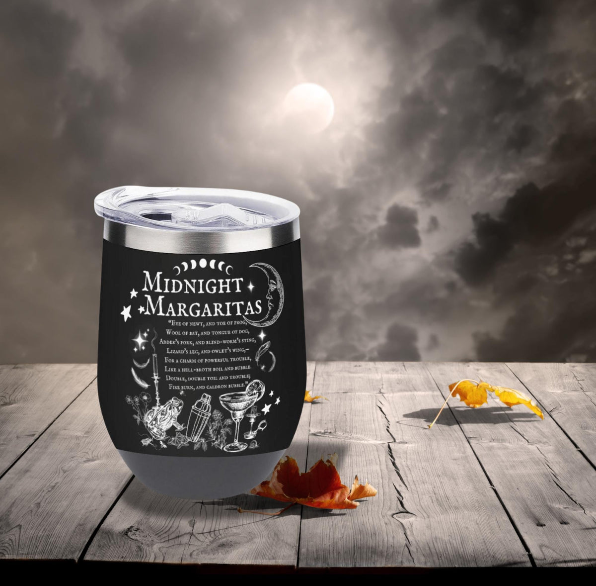 Midnight Margaritas Tumbler with Lid
