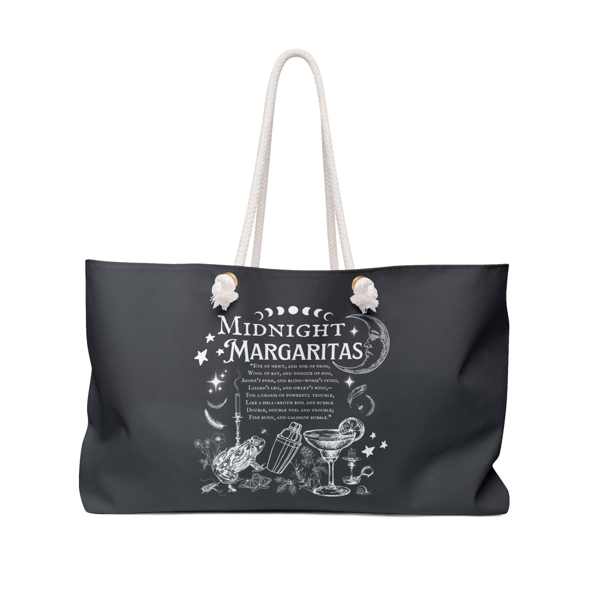 Midnight Margaritas Personalized Weekender Tote