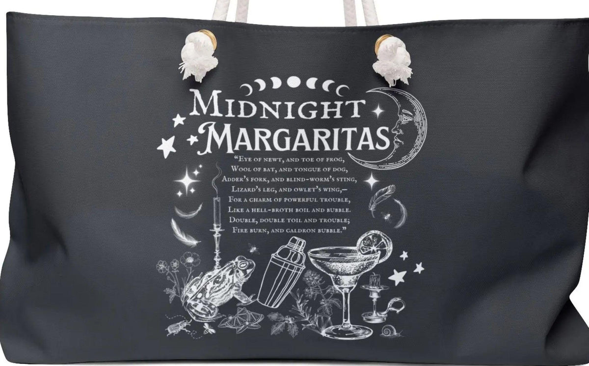 Midnight Margaritas Personalized Weekender Tote