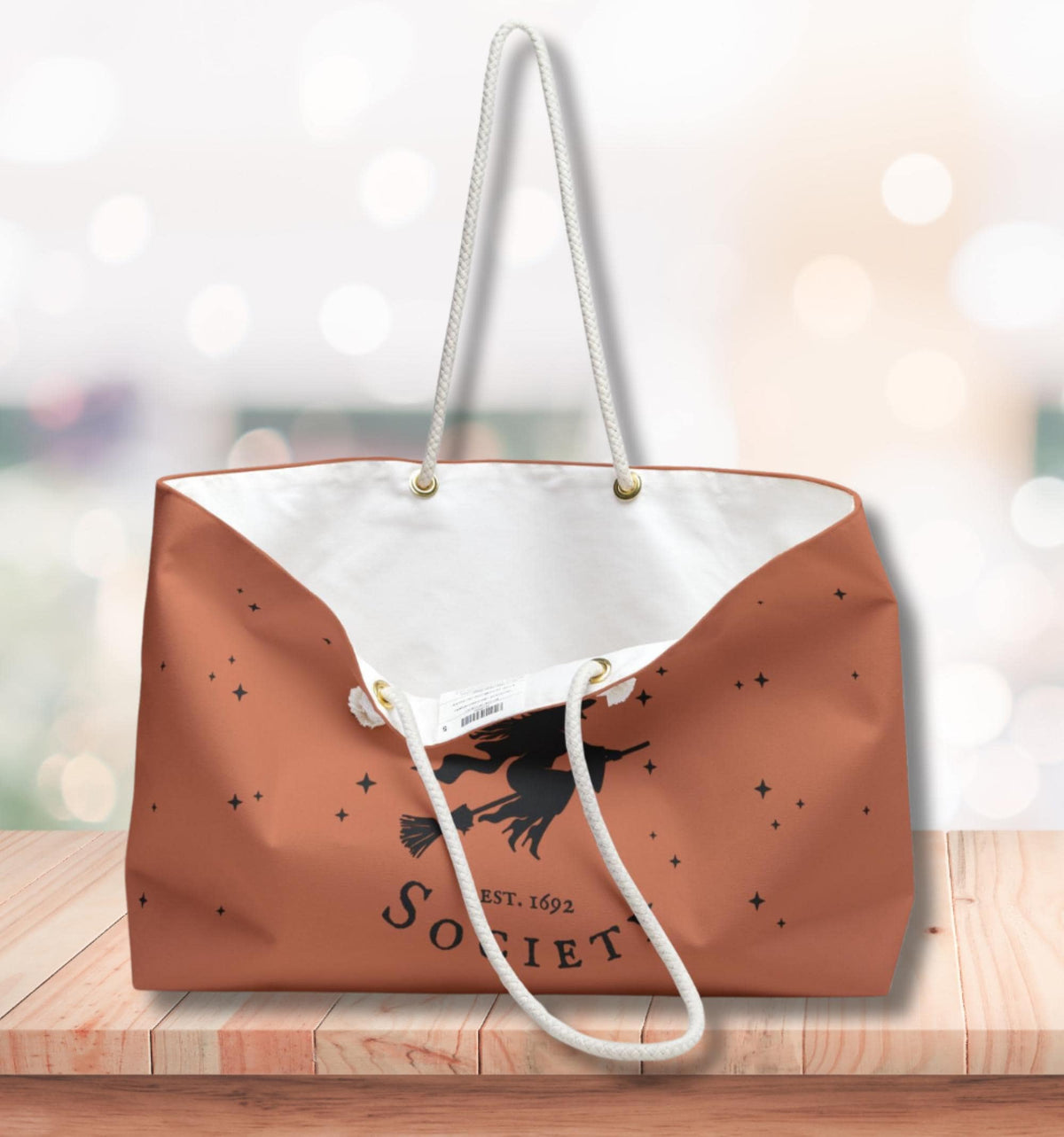Salem Witch Weekender Tote Personalized
