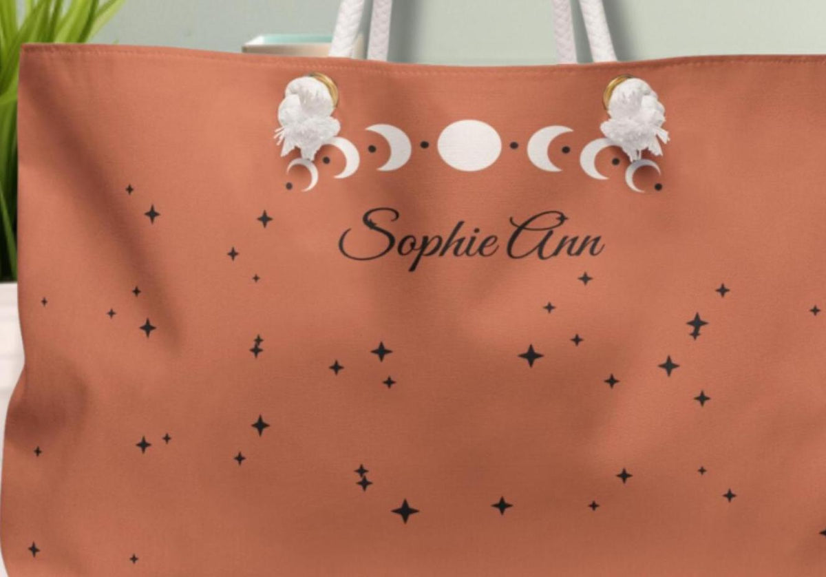Salem Witch Weekender Tote Personalized