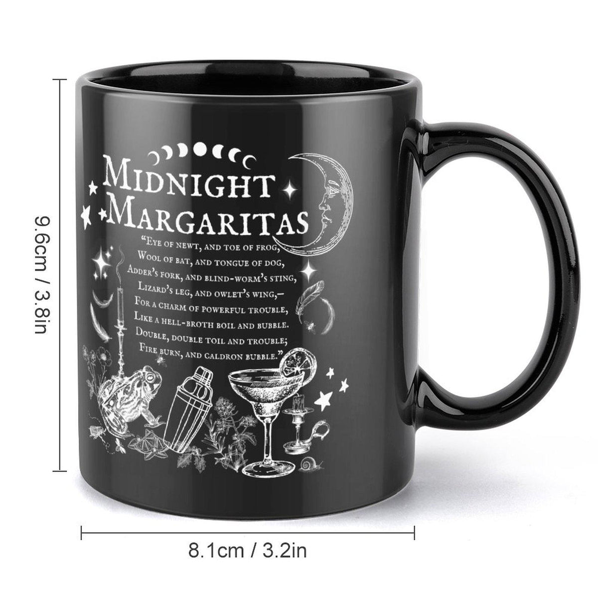 Best Friend Gift Practical Magic Midnight Margaritas Mug Witch Brew Ceramic Goth Movie Coffee Cup Witchy Owen Sisters Halloween Witches Brew