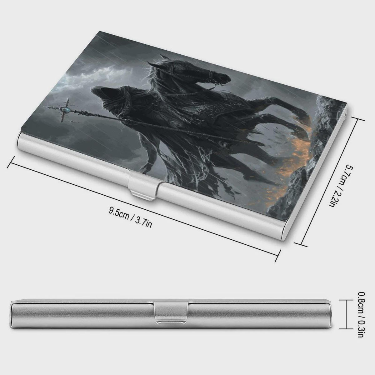 Dark Souls Business Card Holder: Elden Ring Inspired Gothic Gamer Gift