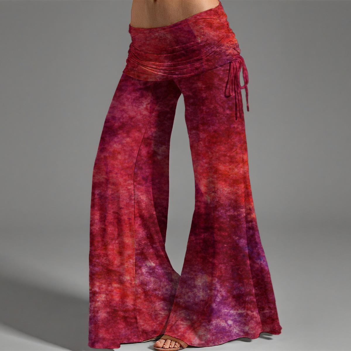 Tie Dye Wide Crop Top
