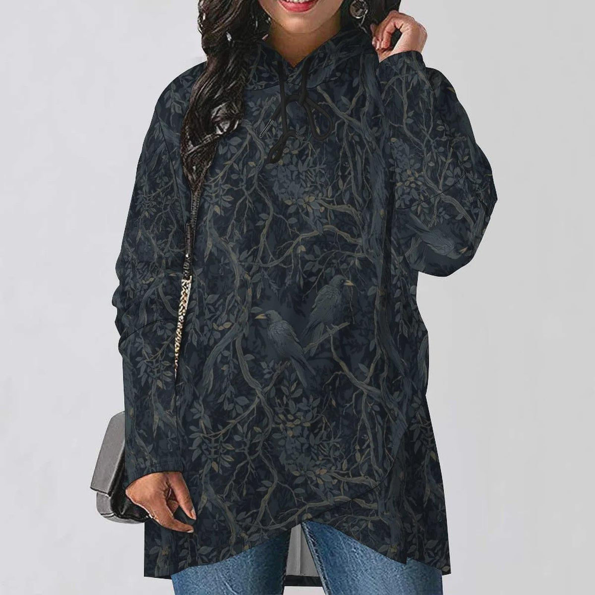 Dark Cottagecore Edgar Allan Poe Inspired Crow Holiday Apparel