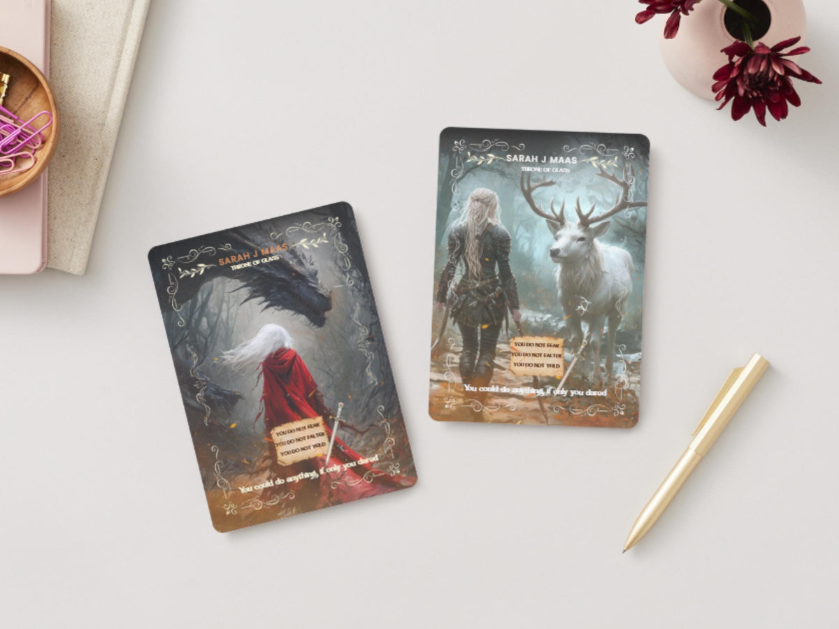 Throne of Glass Kindle Insert Manon Blackbeak Reversible E-Reader Case 5x7 Kindle decorating Aelin Galathynius TOG Stickers Bookish Merch