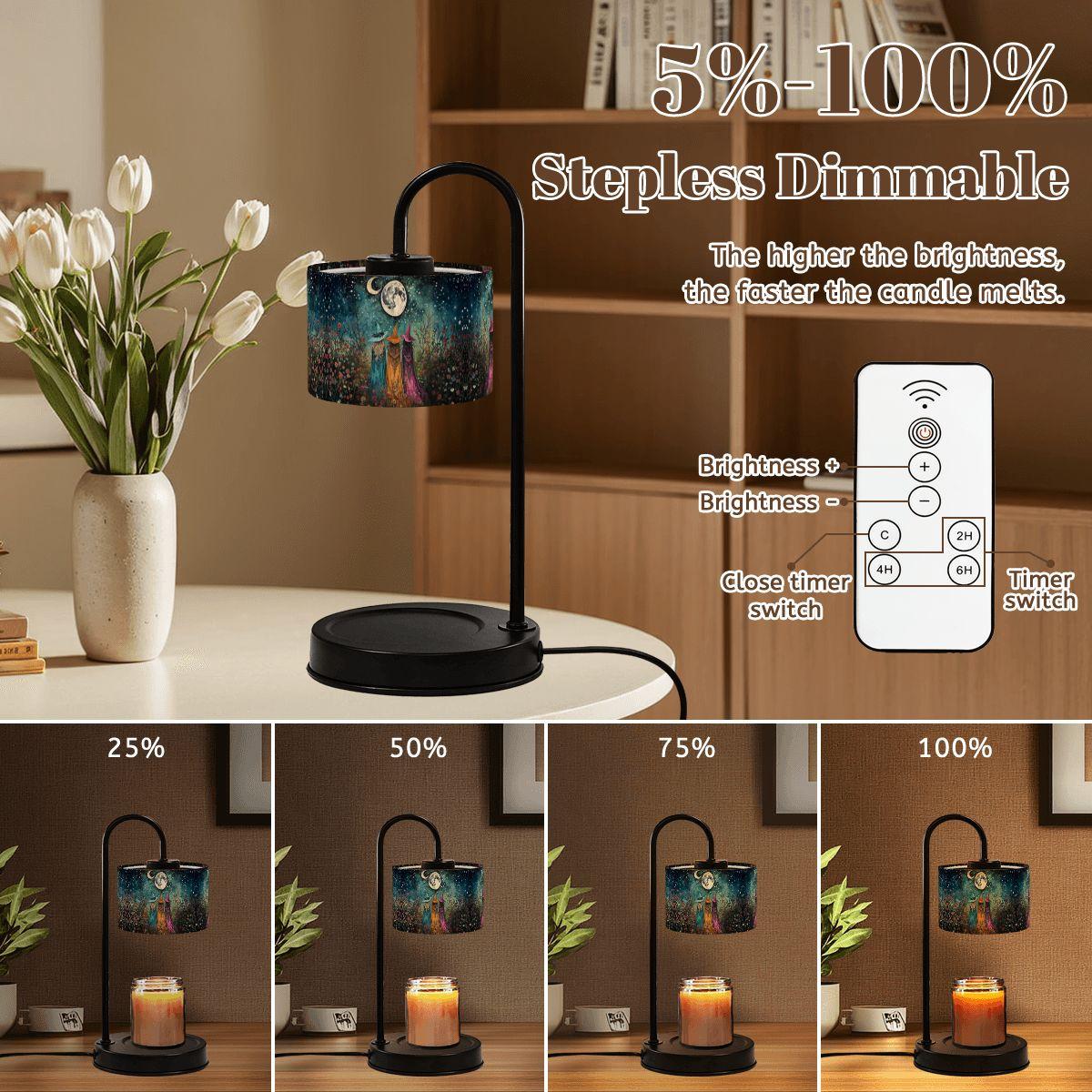 Boho Witches Candle Warmer Lamp