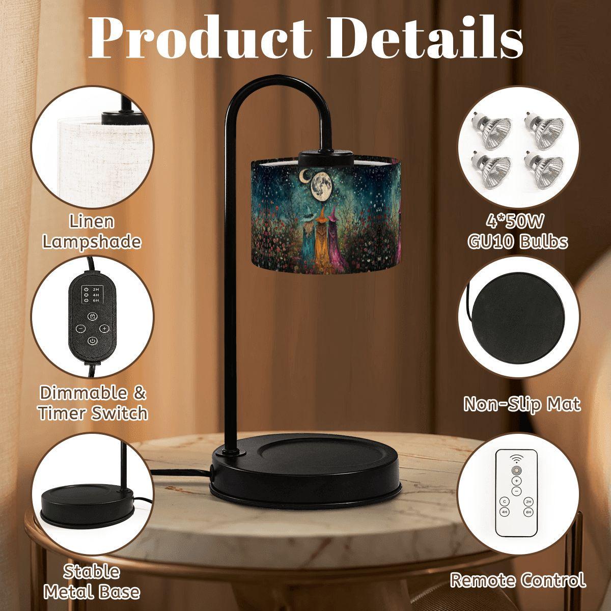 Boho Witches Candle Warmer Lamp