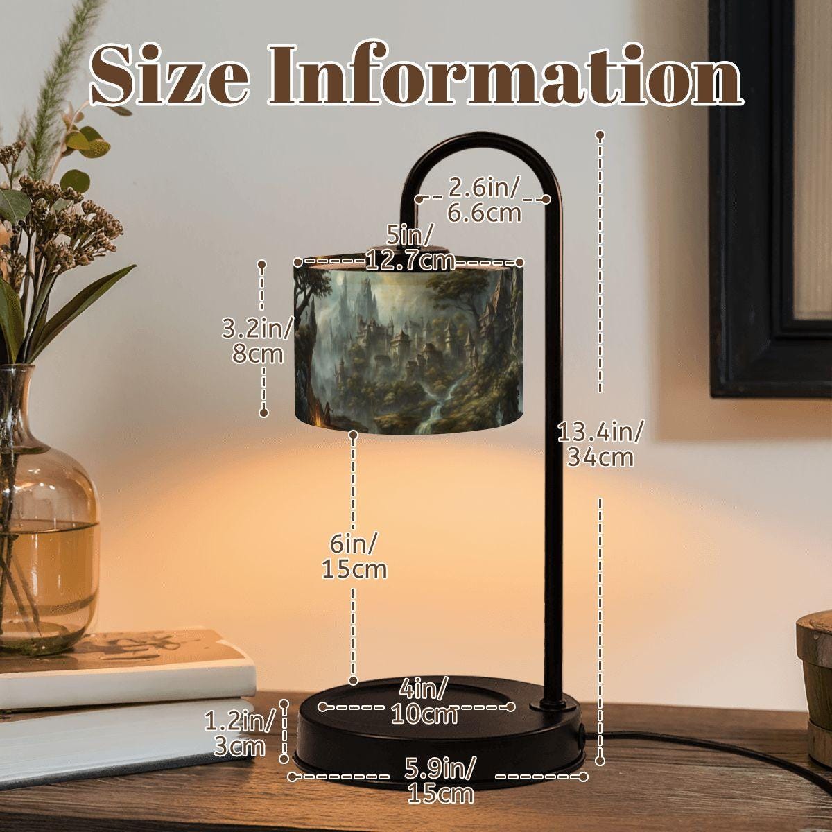 Elden Ring Candle Warmer Lamp Dark Souls Gamer Merch