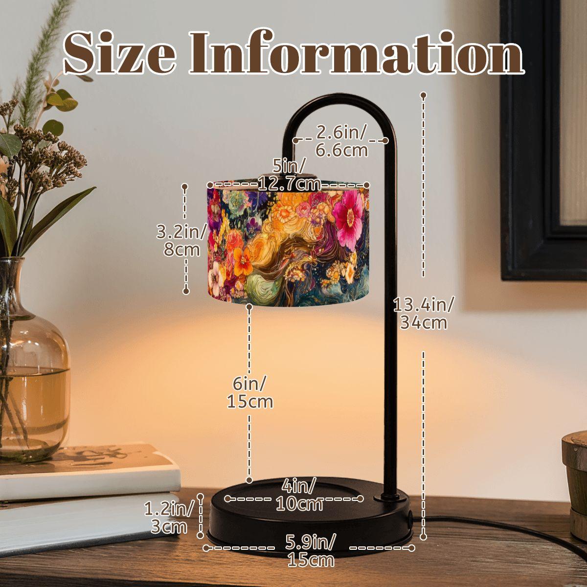 Bohemian Celestial Floral Candle Warmer