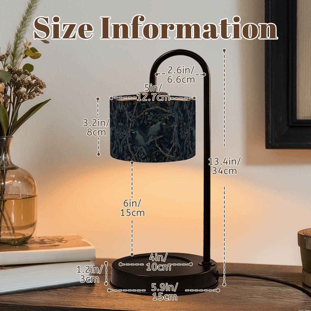 William Morris Inspired Crow Candle Warmer Lamp