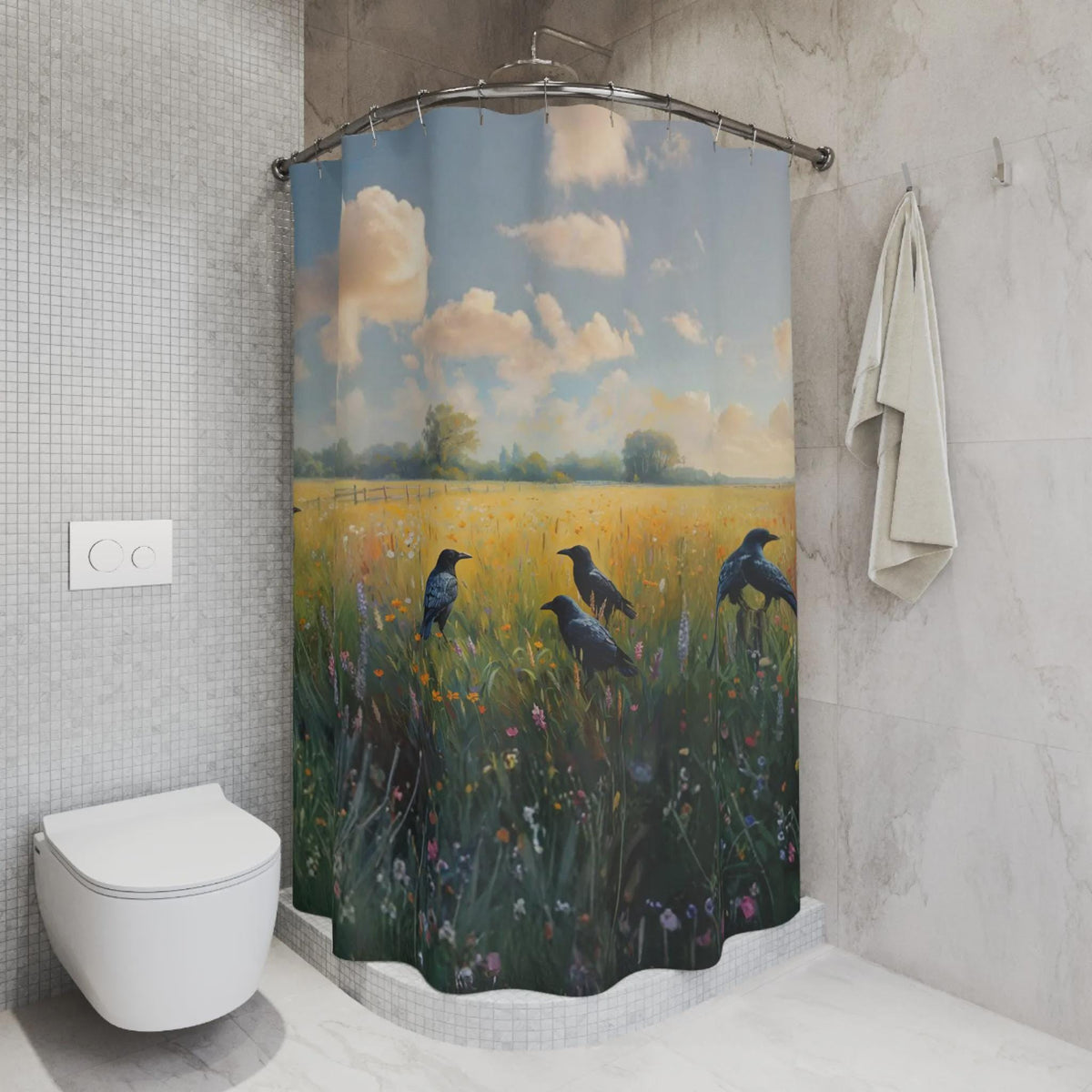 Crow Lover Bathroom Gift Idea for Mom