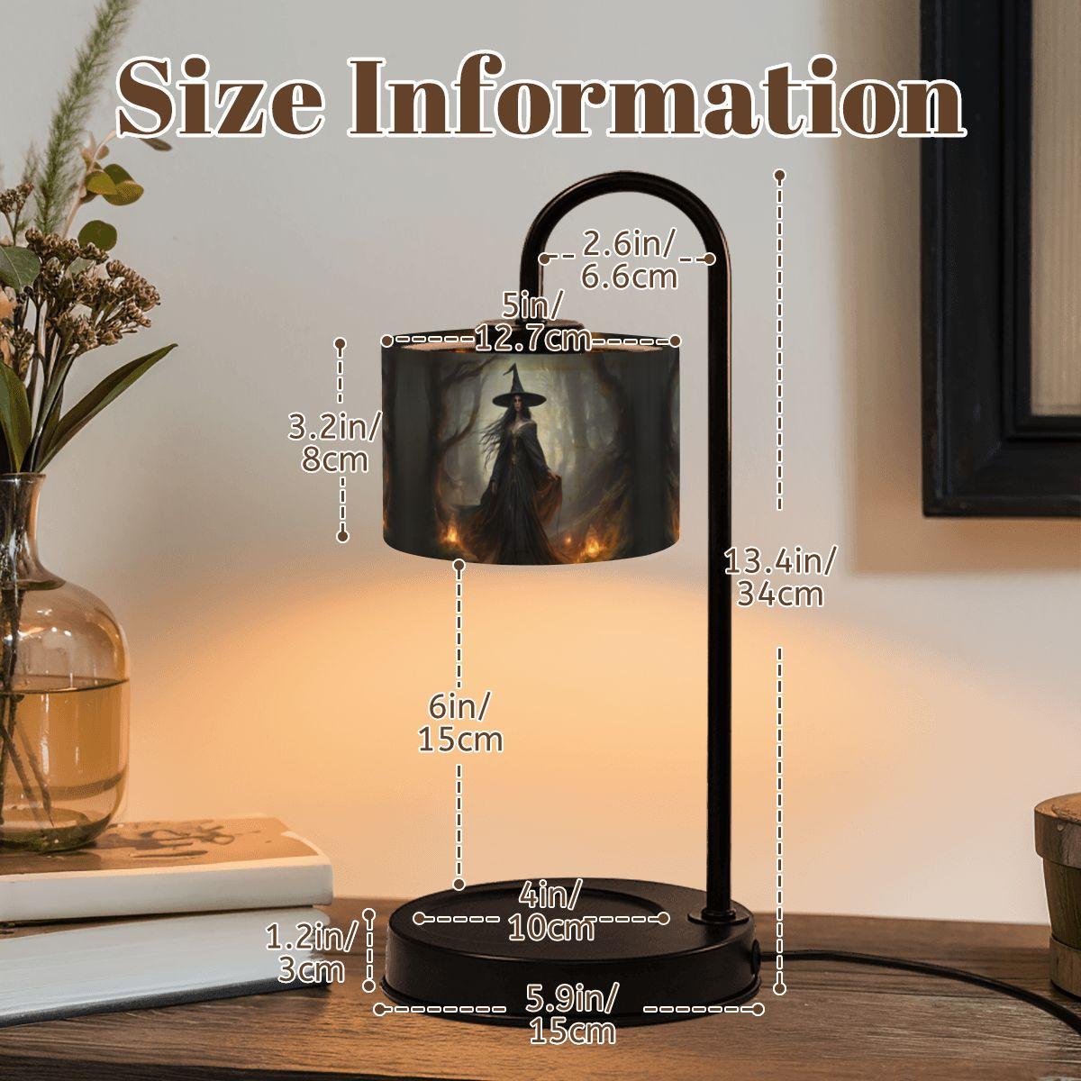 The Witch Candle Warmer Lamp Moody Halloween Decor