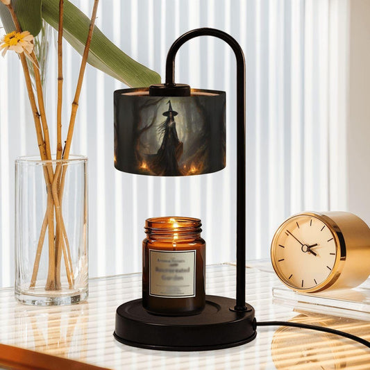 The Witch Candle Warmer Lamp Moody Halloween Decor
