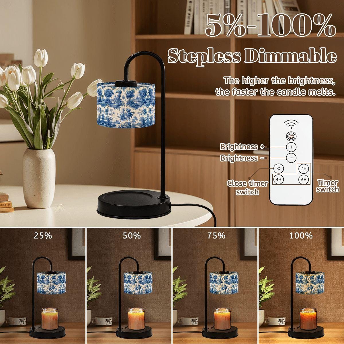 French Country Design Candle Warmer