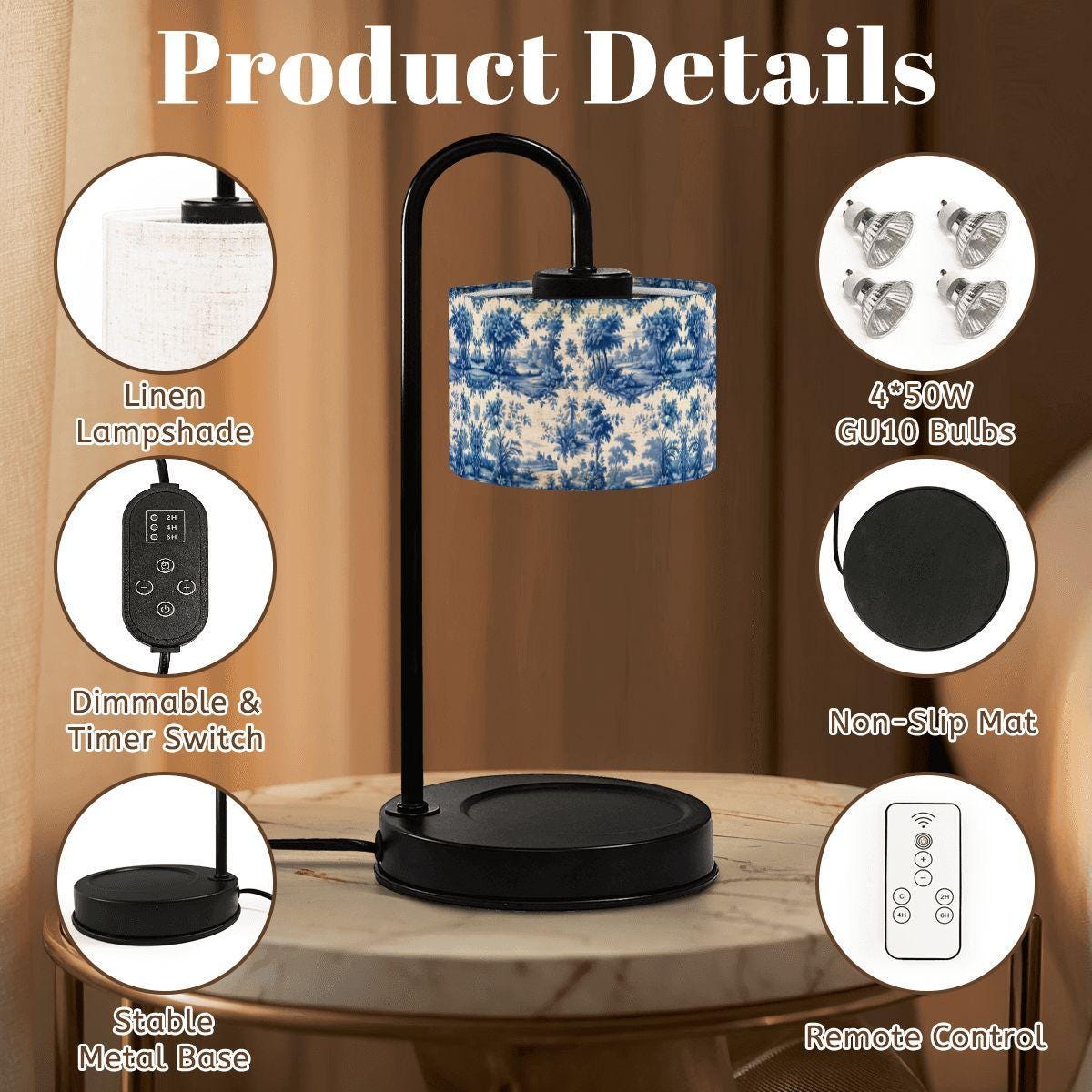 French Country Design Candle Warmer