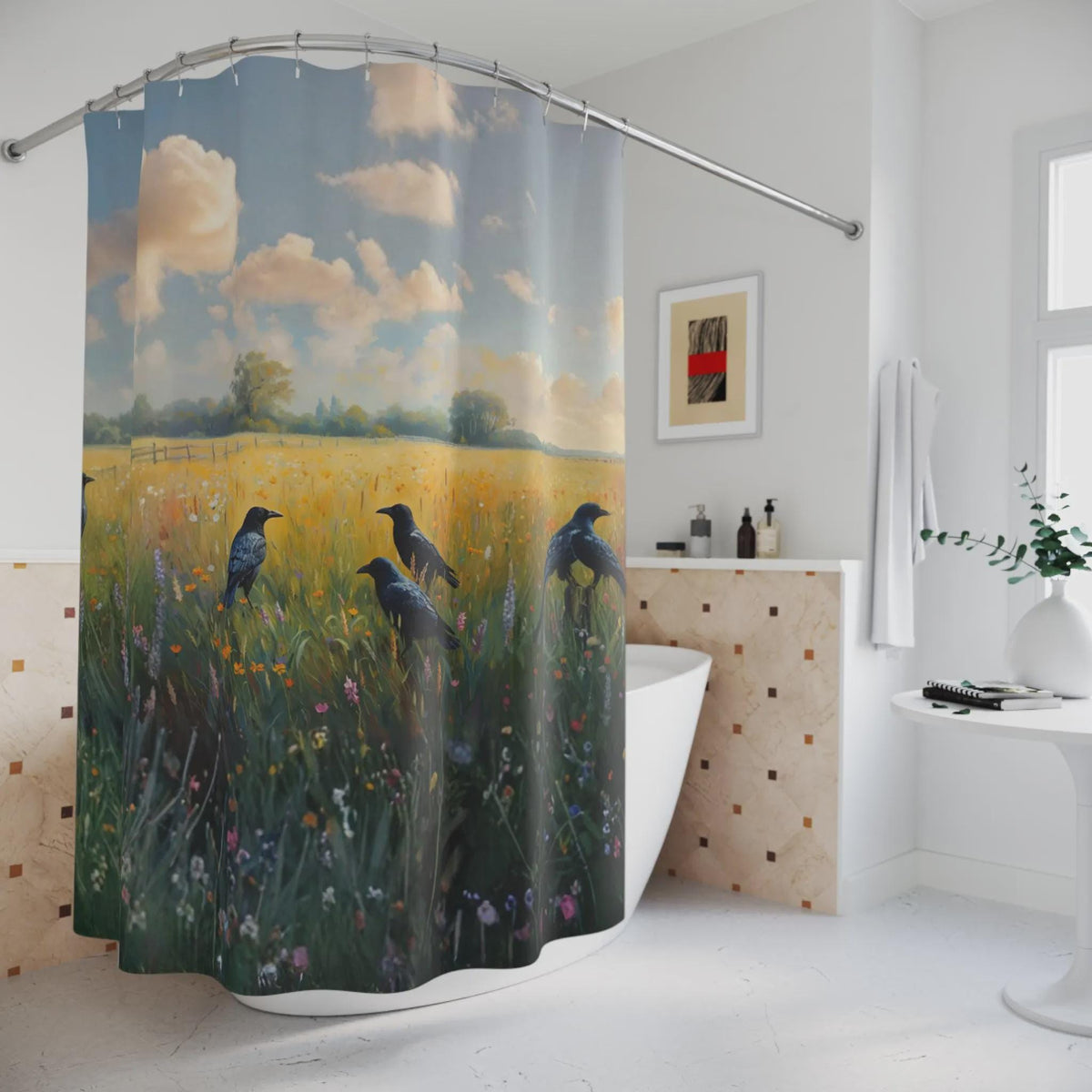 Crow Lover Bathroom Gift Idea for Mom