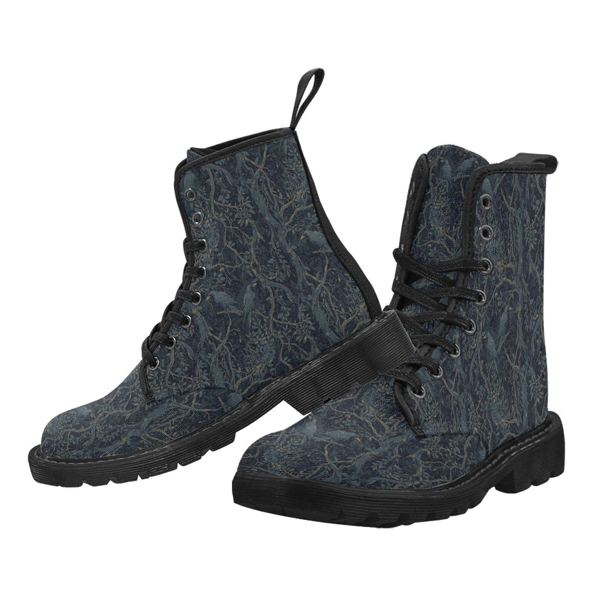 William Morris Inspired Crow Design Footwear