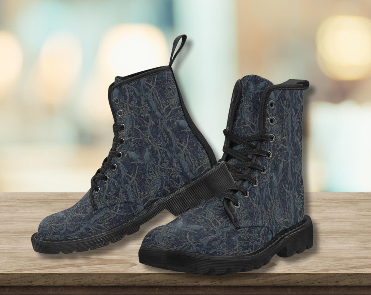 William Morris Inspired Crow Design Footwear