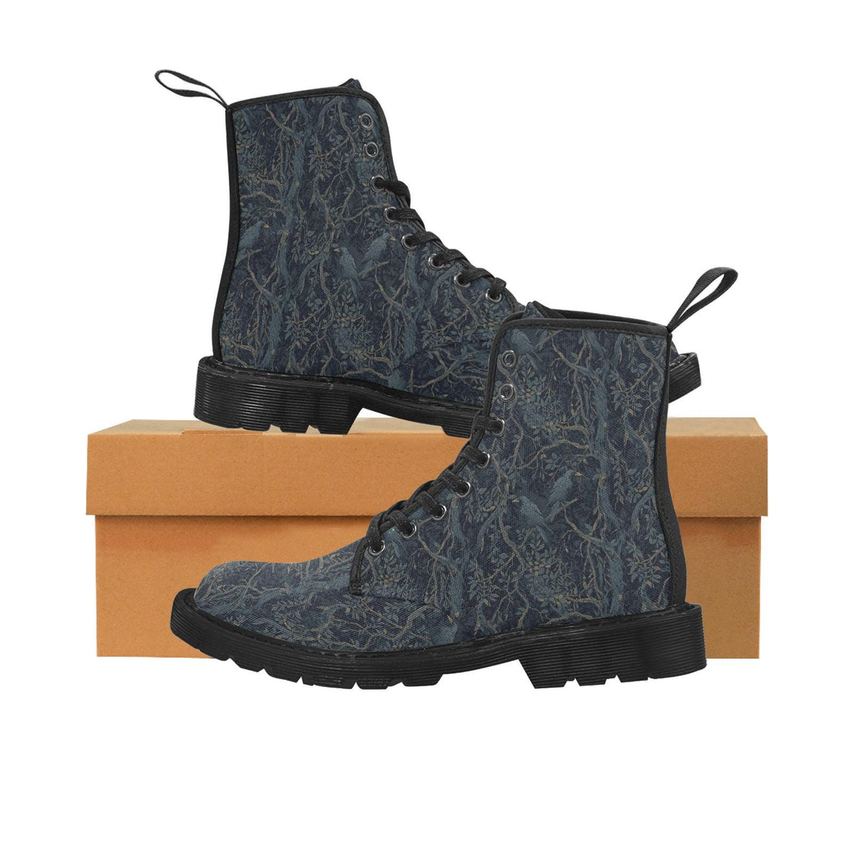 William Morris Inspired Crow Design Footwear