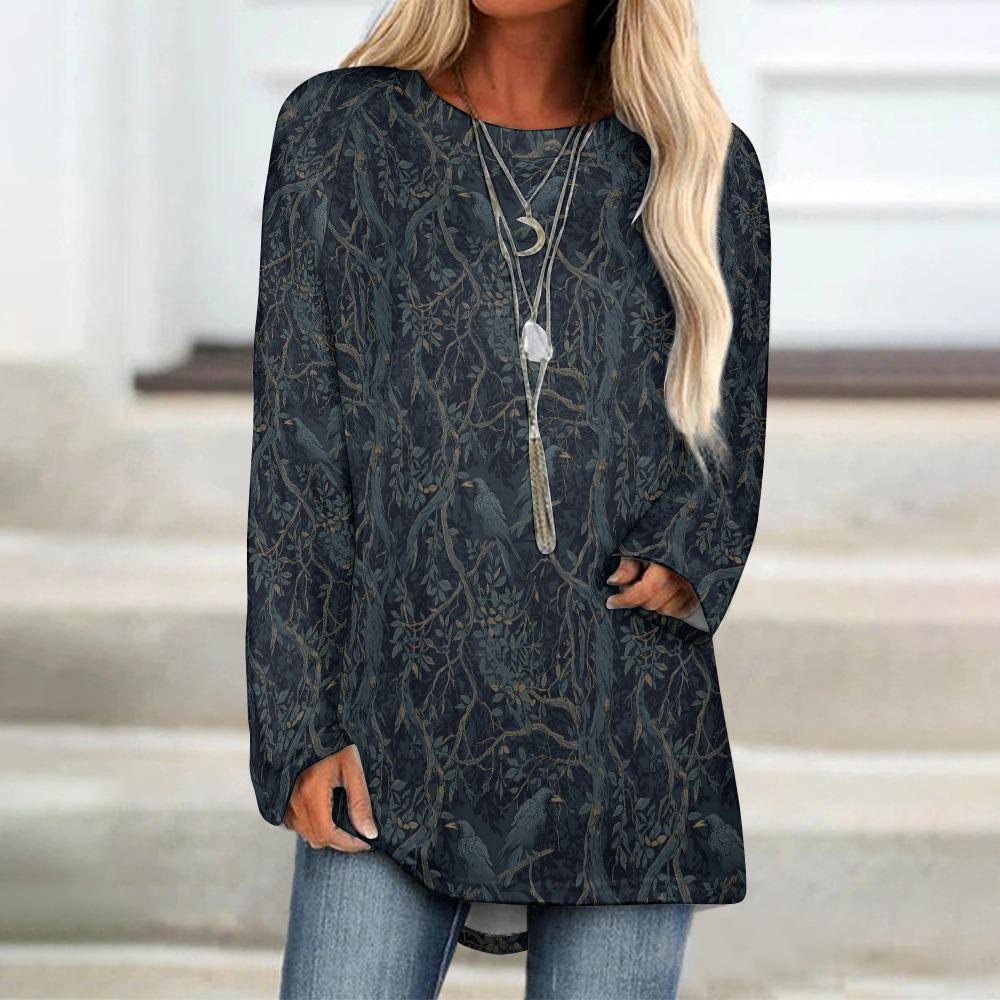 Dark Cottagecore Edgar Allan Poe Inspired Crow Holiday Apparel