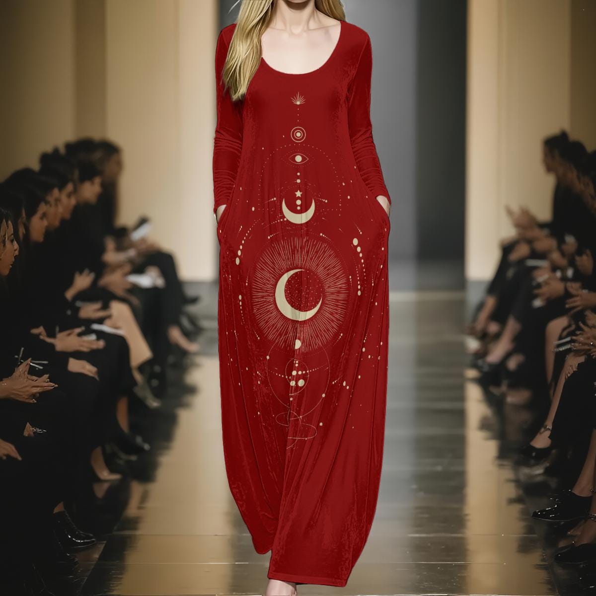 Witch Black Festival Maxi Dress