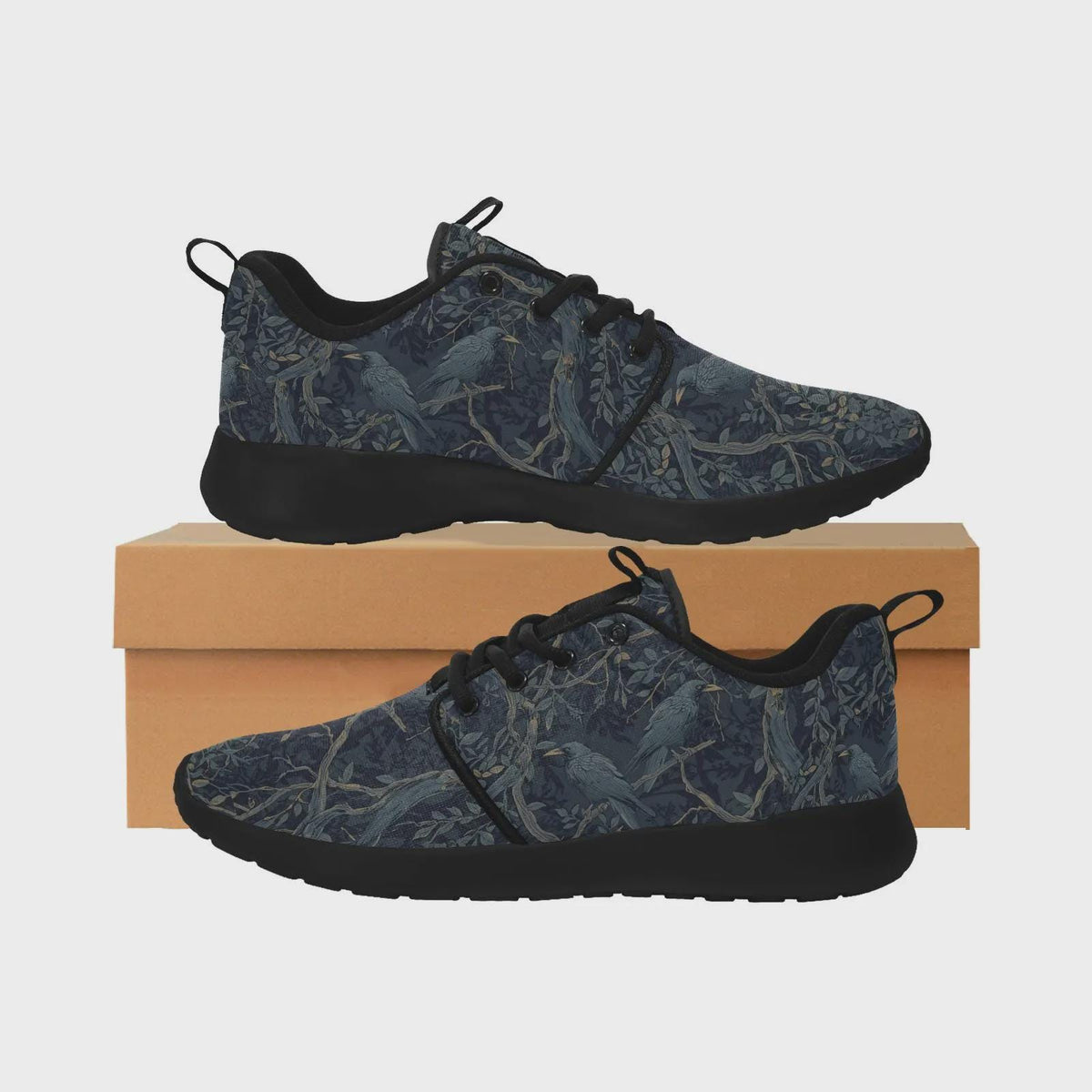 William Morris Inspired Crow Design Footwear
