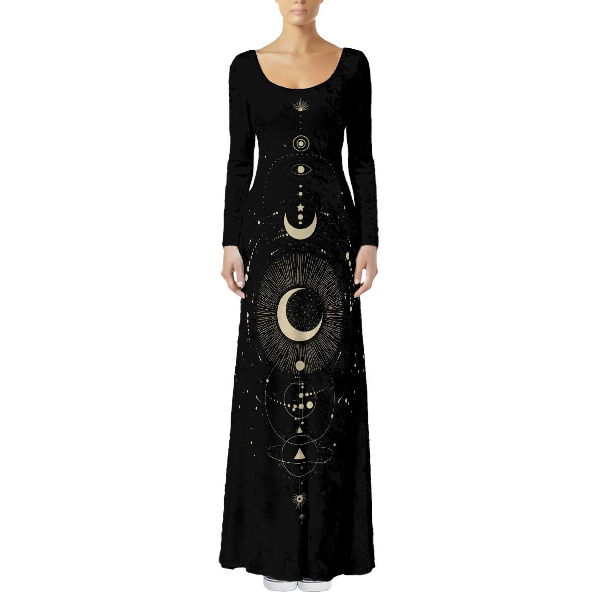 Witch Black Festival Maxi Dress