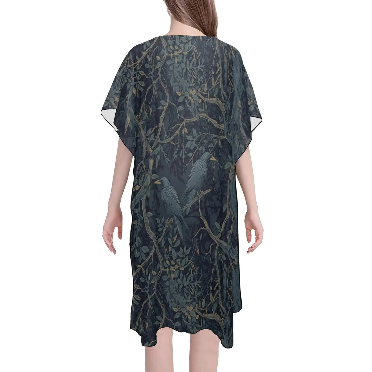 Dark Crows William Morris Dress Design Collection