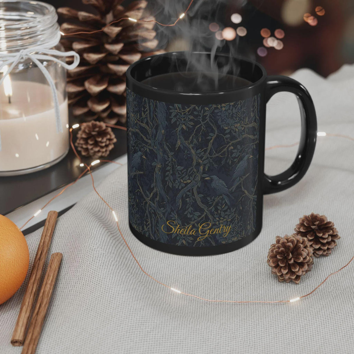 Dark Crow Personalized Mug & Journal Holiday Gift Idea