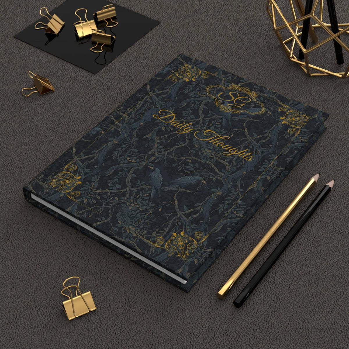 Dark Crow Personalized Mug & Journal Holiday Gift Idea