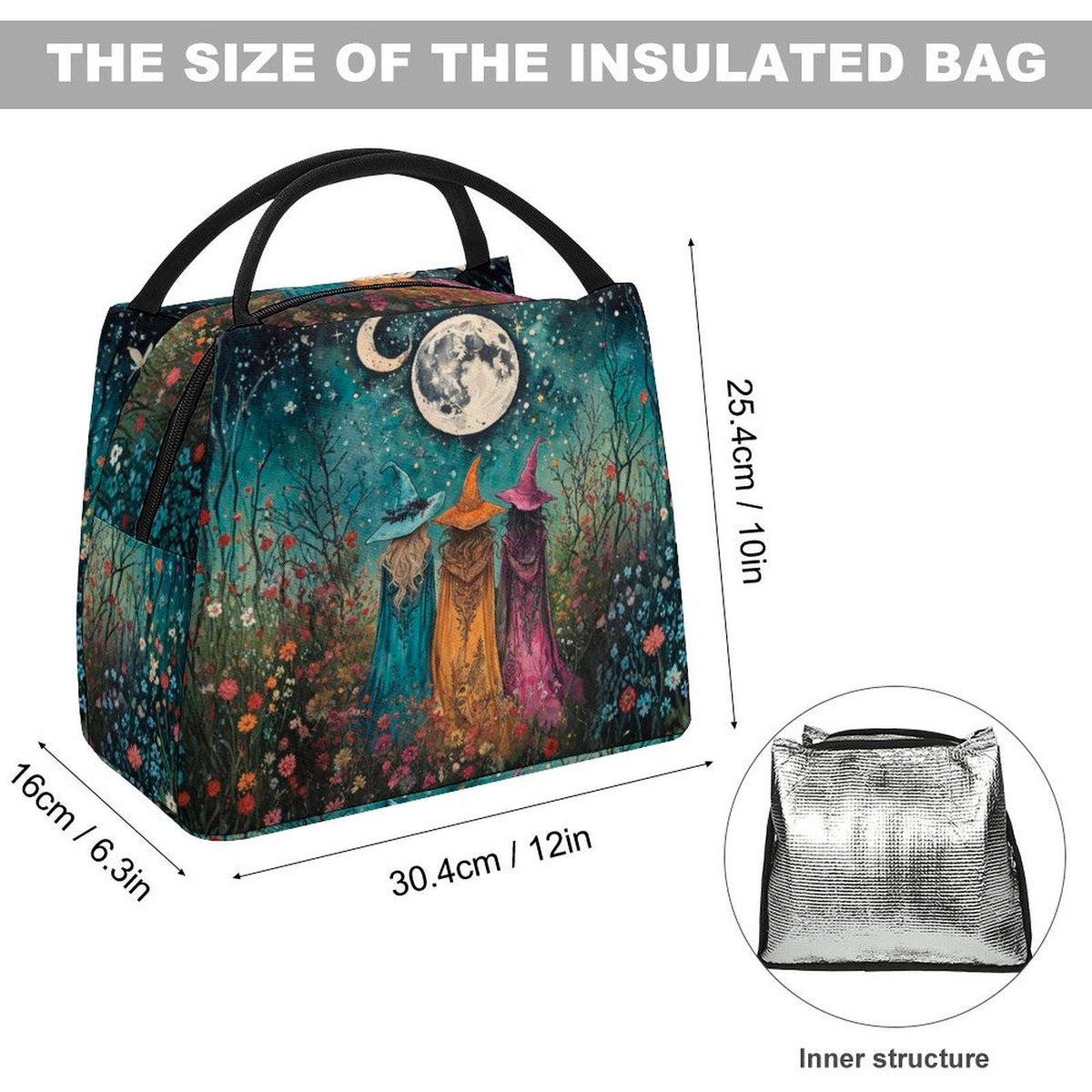Poisonous Plants Personalized Witchy Lunch Bag