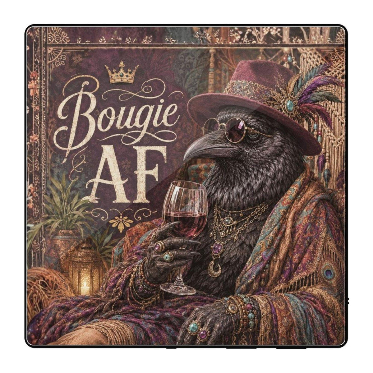 Raven Crow Funny Fridge Music Magnet