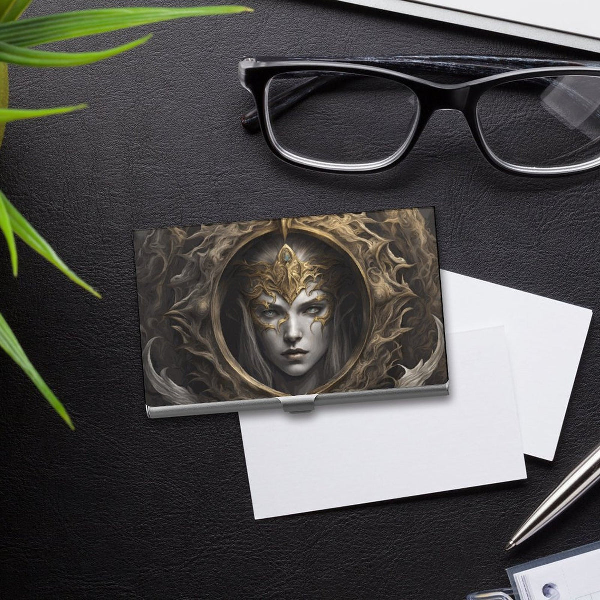 Elden Ring Zelda Business Card Holder: Fantasy Gamer Gift